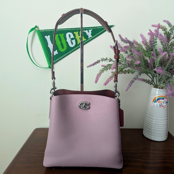 Coach Willow Light Purple Bucket Bag - Picture 1 of 12